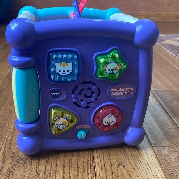 Learning Cube Toy Busy Learners Activity Cube Vtech Baby Toys 6-12